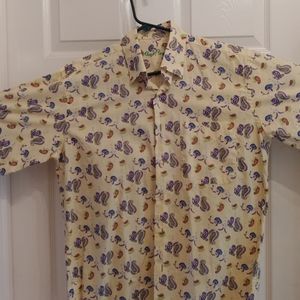 Mens fashion short sleeve shirt